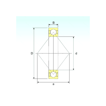 QJ 306 N2 M ISB Angular Contact Ball Bearings