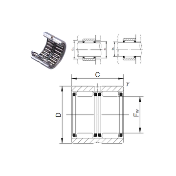 RNAFW142220 JNS Needle Roller Bearings #1 small image